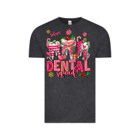 Vintage Black pink christmas teeth dental squad Vintage Tee - AdoDesignShop