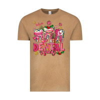 Vintage Camel pink christmas teeth dental squad Vintage Tee - AdoDesignShop