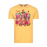 Vintage Mustard pink christmas teeth dental squad Vintage Tee - AdoDesignShop