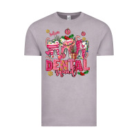Vintage Zinc pink christmas teeth dental squad Vintage Tee - AdoDesignShop