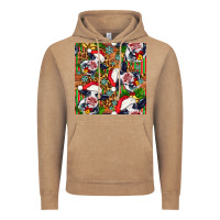 Vintage Coffee christmas leopard cow Vintage Hoodie - FaDigitalArtStudio