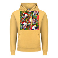Vintage Mustard christmas leopard cow Vintage Hoodie - FaDigitalArtStudio