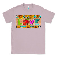 Lilac love and sunflower with pen and apple license plate template Classic Tee - Artiststas