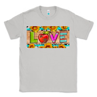 Moon Dust love and sunflower with pen and apple license plate template Classic Tee - Artiststas