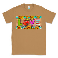 Toasted Coconut love and sunflower with pen and apple license plate template Classic Tee - Artiststas