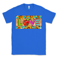 True Royal love and sunflower with pen and apple license plate template Classic Tee - Artiststas