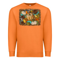 Carrot fall pumpkin background Premium Sweatshirt - BundleAndBundleShop