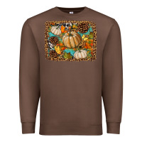 Chestnut fall pumpkin background Premium Sweatshirt - BundleAndBundleShop
