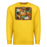 Lemon fall pumpkin background Premium Sweatshirt - BundleAndBundleShop