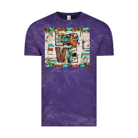 Cloud Purple love camp Vintage Tee - JahusDesignShop