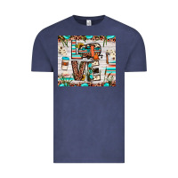 Vintage Denim love camp Vintage Tee - JahusDesignShop
