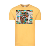 Vintage Mustard love camp Vintage Tee - JahusDesignShop