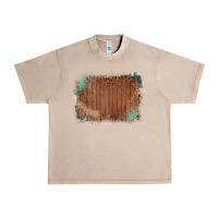 French Oak Wood Glitter Leopard Pattern Frame Urban Heavy Tee - Bettercallsaul