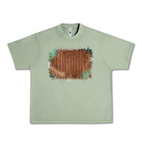 Oil Green Wood Glitter Leopard Pattern Frame Urban Heavy Tee - Bettercallsaul