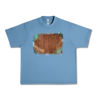 Pebble Blue Wood Glitter Leopard Pattern Frame Urban Heavy Tee - Bettercallsaul