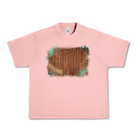 Salmon Wood Glitter Leopard Pattern Frame Urban Heavy Tee - Bettercallsaul