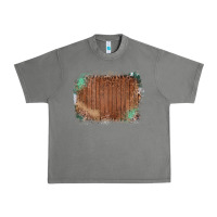 Tornado Wood Glitter Leopard Pattern Frame Urban Heavy Tee - Bettercallsaul