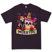 Plum dia de los muertos Premium Tee - Zillion Design Studio