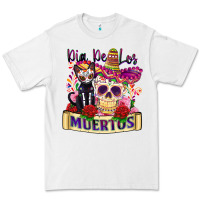 White dia de los muertos Premium Tee - Zillion Design Studio