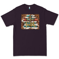 Plum faith cross mousepad Premium Tee - BarkalooDesign