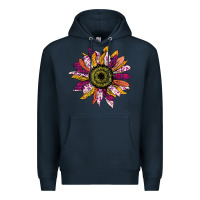 Navy Sunflower Premium Hoodie - Bettercallsaul