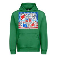 Emerald American memorial day rn registered nurse Urban Hoodie - TumblerDesignByShophia