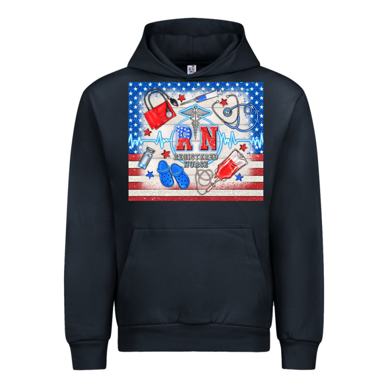 American Memorial Day Rn Registered Nurse Urban Hoodie by TumblerDesignByShophia | Teevron