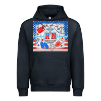 Navy American memorial day rn registered nurse Urban Hoodie - TumblerDesignByShophia