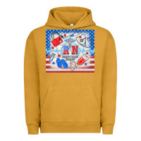 Pigment Peanut Butter American memorial day rn registered nurse Urban Hoodie - TumblerDesignByShophia