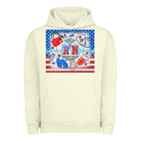 Pigment Pistachio American memorial day rn registered nurse Urban Hoodie - TumblerDesignByShophia