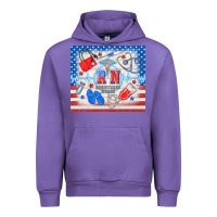 Tulip American memorial day rn registered nurse Urban Hoodie - TumblerDesignByShophia