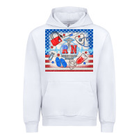 White American memorial day rn registered nurse Urban Hoodie - TumblerDesignByShophia