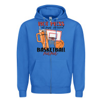 True Royal hot mess always stressed basketball mama Zipper Hoodie - MaliasSmallBusiness