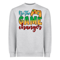 Heather Grey Be the game changer Heavyweight Sweatshirt - JahusDesignShop