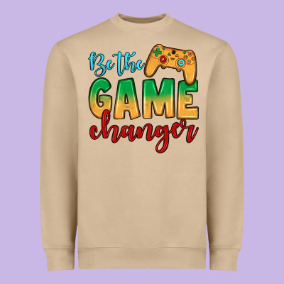 Be The Game Changer Heavyweight Sweatshirt Designed By Jahusdesignshop