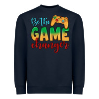 Navy Be the game changer Heavyweight Sweatshirt - JahusDesignShop