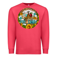 Cardinal teaching my tribe round earring Premium Sweatshirt - BundleAndBundleShop