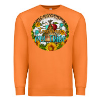 Carrot teaching my tribe round earring Premium Sweatshirt - BundleAndBundleShop