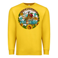 Lemon teaching my tribe round earring Premium Sweatshirt - BundleAndBundleShop