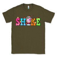 Army Green shake with milkshake Classic Tee - AdoDesignShop