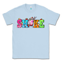 Dusty Blue shake with milkshake Classic Tee - AdoDesignShop