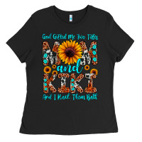 Black god gifted me two titles mom and kiki and i rock t Ladies Tee - JahusDesignShop