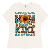 Bone god gifted me two titles mom and kiki and i rock t Ladies Tee - JahusDesignShop