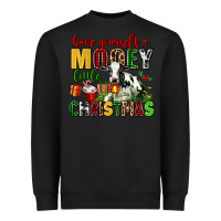 Black have yourself a mooey little christmas Heavyweight Sweatshirt - AdoDesignShop