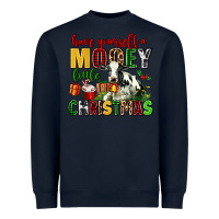 Navy have yourself a mooey little christmas Heavyweight Sweatshirt - AdoDesignShop