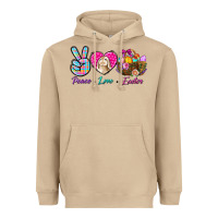 Peace Love Easter Heavyweight Hoodie | Teevron