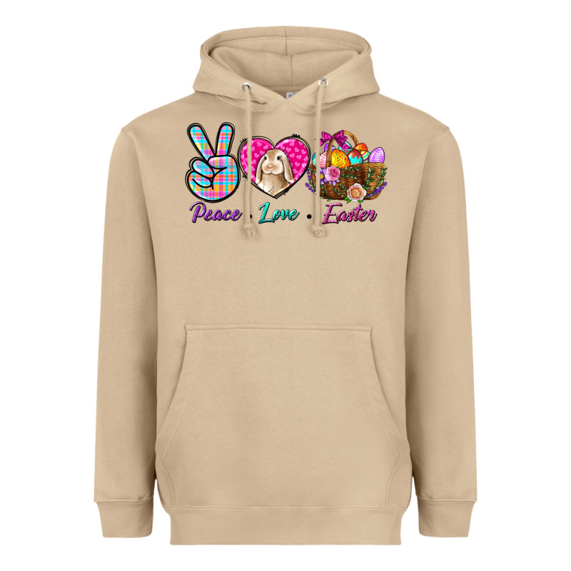 Peace Love Easter Heavyweight Hoodie by BundleAndBundleShop | Teevron