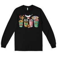 Black faith coffee cups Long Sleeve Tee - NancyCooperArtShop