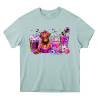 Arona Halloween Heifer coffee cups Heavy Core Tee - RanaPortraitStore