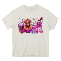 Cream Halloween Heifer coffee cups Heavy Core Tee - RanaPortraitStore